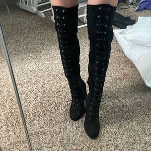 Chinese laundry over the knee boots